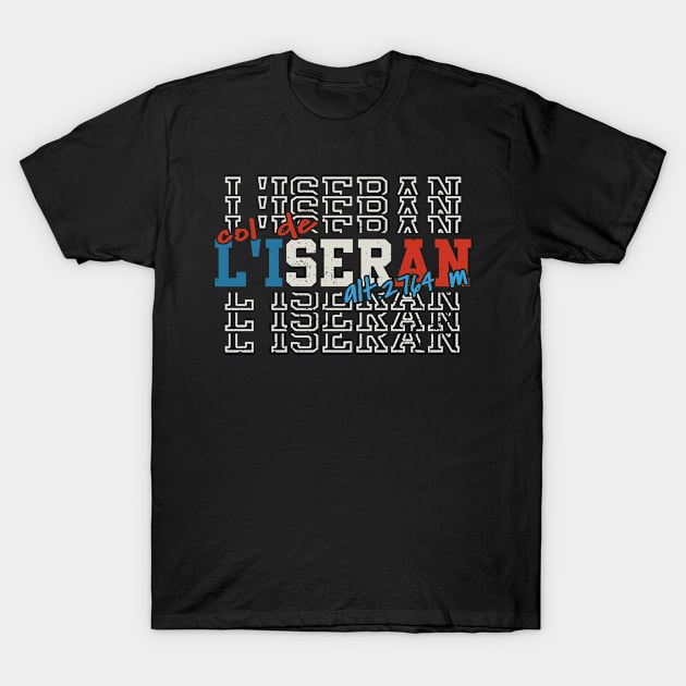 Col De L'Iseran Cycling Bike Souvenir T-Shirt by RegioMerch